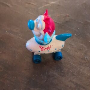 Stimpy Cartoon Character Toy Plane